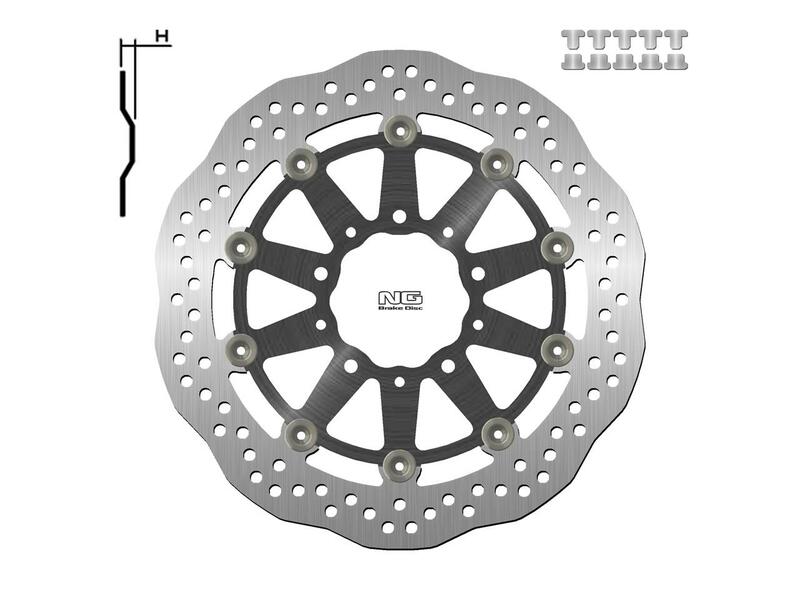 Kawasaki Vulcan S [NG BRAKE DISC] - Disque de frein flottant Wave