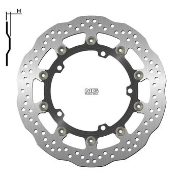 Triumph Sprint 1050 [NG BRAKE DISC] - Disque de frein flottant Wave