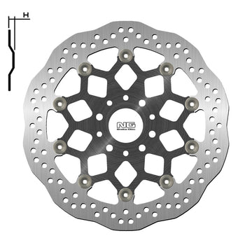 Ktm Duke 790 [NG BRAKE DISC] - Wave floating brake disc