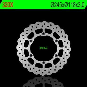 Yamaha Yz 426 [NG BRAKE DISC] - Disque de frein rigide Wave