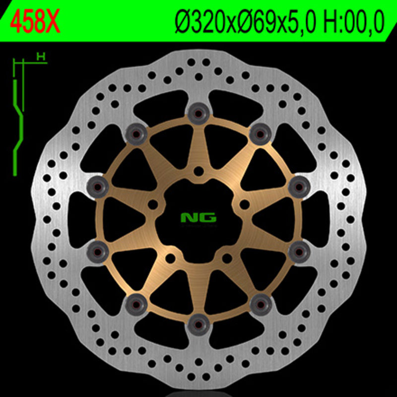 Suzuki Gsx 1300 R Hayabusa [NG BRAKE DISC] - Disque de frein flottant Wave