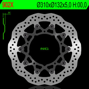 Yamaha Xt 1200 [NG BRAKE DISC] - Disque de frein flottant Wave