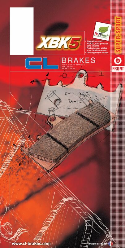 Kawasaki Vn 1600 Mean Streak [CL BRAKES] - Street sintered metal brake pads - 1110XBK5