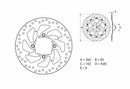 Ducati Diavel 1200 [BREMBO] - Series Oro round rigid brake disc-1