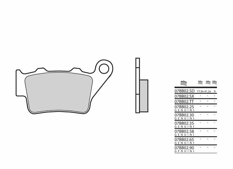Indian Scout Sixty SCOUT60 [BREMBO] - Bremsbeläge
