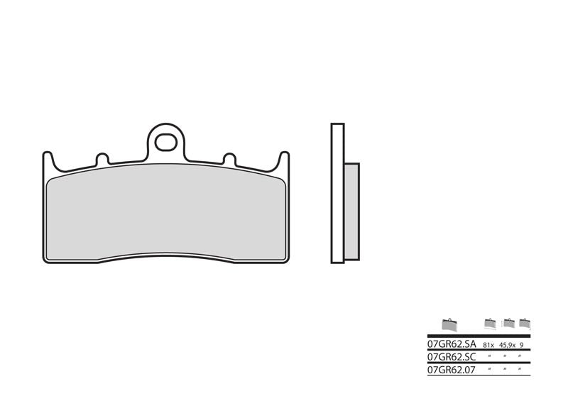 BMW R 1150 R [Brembo] - brake pads