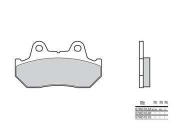 Honda NS 400 R [BREMBO] - Bremsbeläge