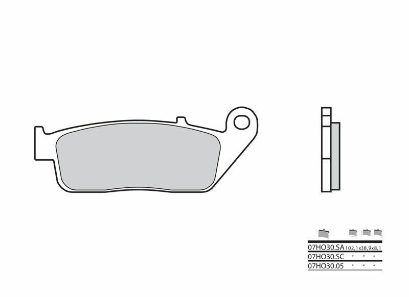 Triumph Tiger 885i [Brembo] - brake pads