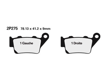 KTM 620 Adventure LC4 [Nissin] - semi -metallic brake pads