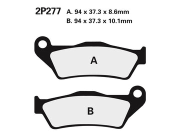 BMW R 1200 ST [Nissin] - semi -metallic brake pads