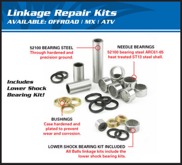 Yamaha Tt 125 [ALL BALLS] - Yamaha TTR125 suspension linkage repair kit