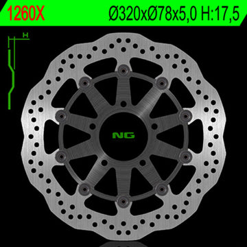 Triumph Tiger 1050 [NG BRAKE DISC] - Wave floating brake disc