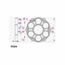 Ducati Monster 1200 [AFAM] - Kettenradabdeckung - Typ 51804/51803-2