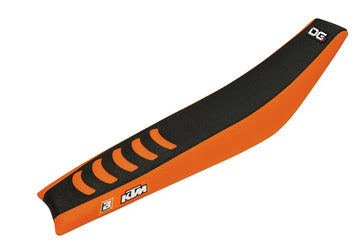 Ktm 520 Exc [BLACKBIRD] - Housse de selle Blackbird Double Grip 3 noir/orange KTM