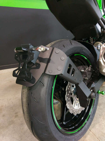 Kawasaki Z Electric [ACCESS DESIGN] - support de plaque d'immatriculation à hauteur de roue noir Kawasaki Z900