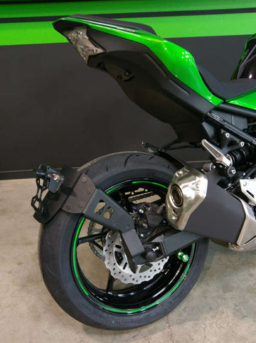Kawasaki Z Electric [ACCESS DESIGN] - support de plaque d'immatriculation à hauteur de roue noir Kawasaki Z900
