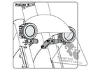 Kawasaki Vn 900 Cla [DENALI] - Lighting bracket Kawasaki Vulcan/Yamaha Star Cruisers