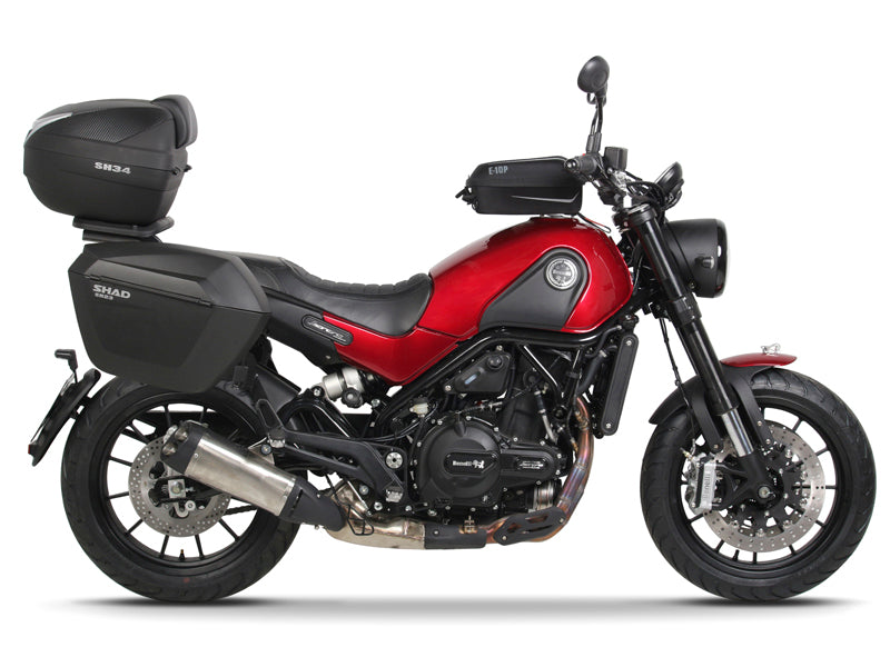 Benelli Leoncino 500 [SHAD] - Système de fixation 3P (côté) - Benelli