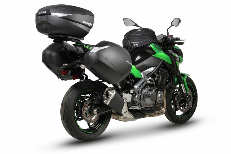 Kawasaki Z 900 [SHAD] - Système de montage 3P (latéral) - Kawasaki