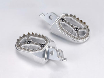 Kawasaki Kx 250 [BIHR] - Footrests BIHR Evolution silver Kawasaki KX250F /450F