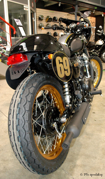 Kawasaki W 650 [ACCESS DESIGN] - license plate holder wheel arch black Kawasaki W800