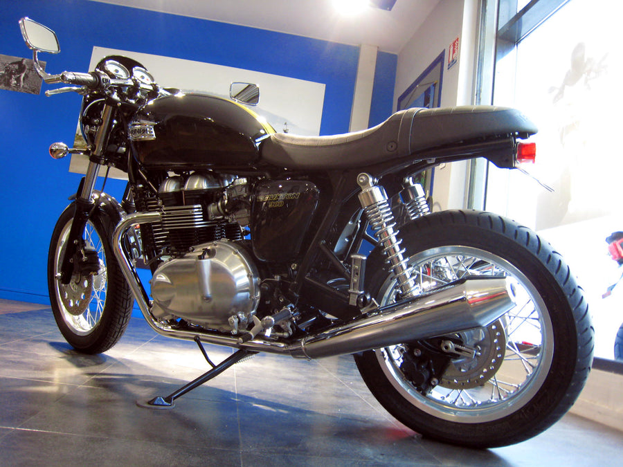 Triumph Bonneville 900 T 100 ABS [2017-2021] - Kennzeichenhalter Radlauf schwarz Triumph Bonneville 900