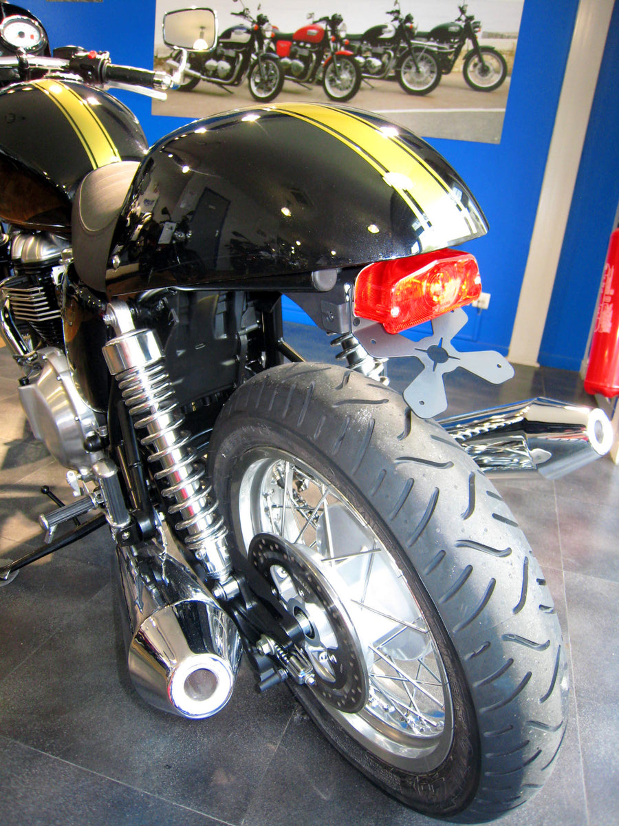Triumph Bonneville 900 T 100 ABS [2017-2021] - Kennzeichenhalter Radlauf schwarz Triumph Bonneville 900
