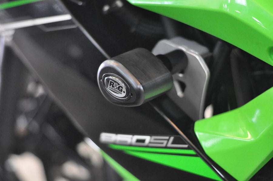 Kawasaki Ninja 125 ABS Special Edition (BX 125 A) [2019-2020] - Crash pads Aero noirs Kawasaki Ninja 250SL