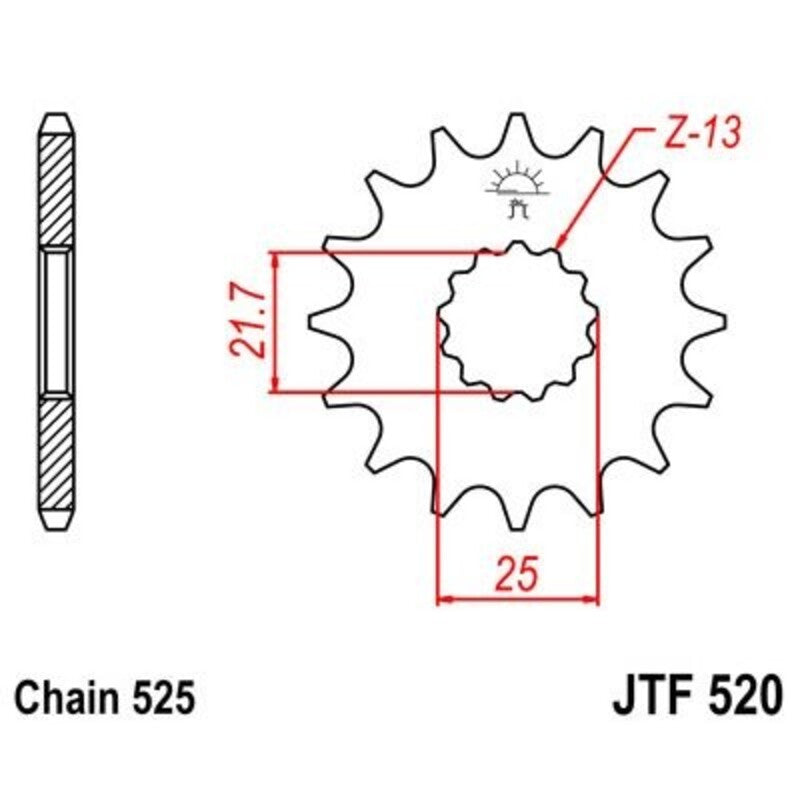 Triumph Tiger 800 XR TIG800 [JT Sprockets] - noisy front sprocket