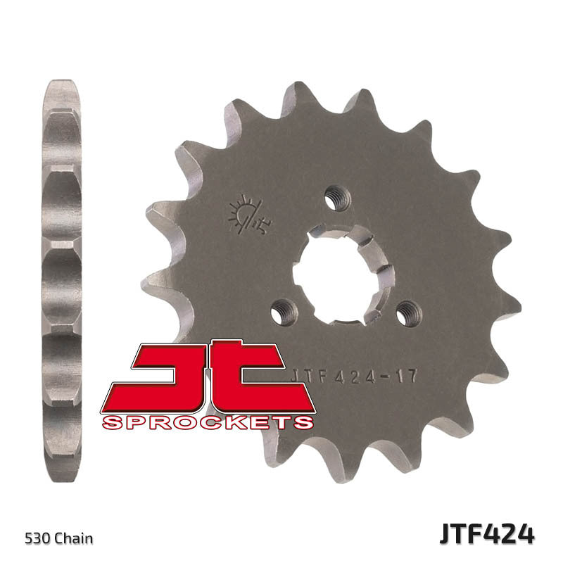 Suzuki GT 550 [JT Sprockets] - Standard steel pinion at the front
