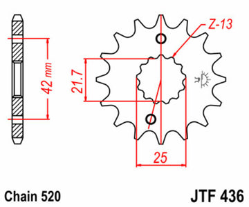 Suzuki RG 250 Gamma [JT Sprocket] - Motorcycle Mauteille - 0