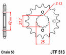 Yamaha SR 500 [Sprocket JT] - Pignon en acier standard à l'avant-2