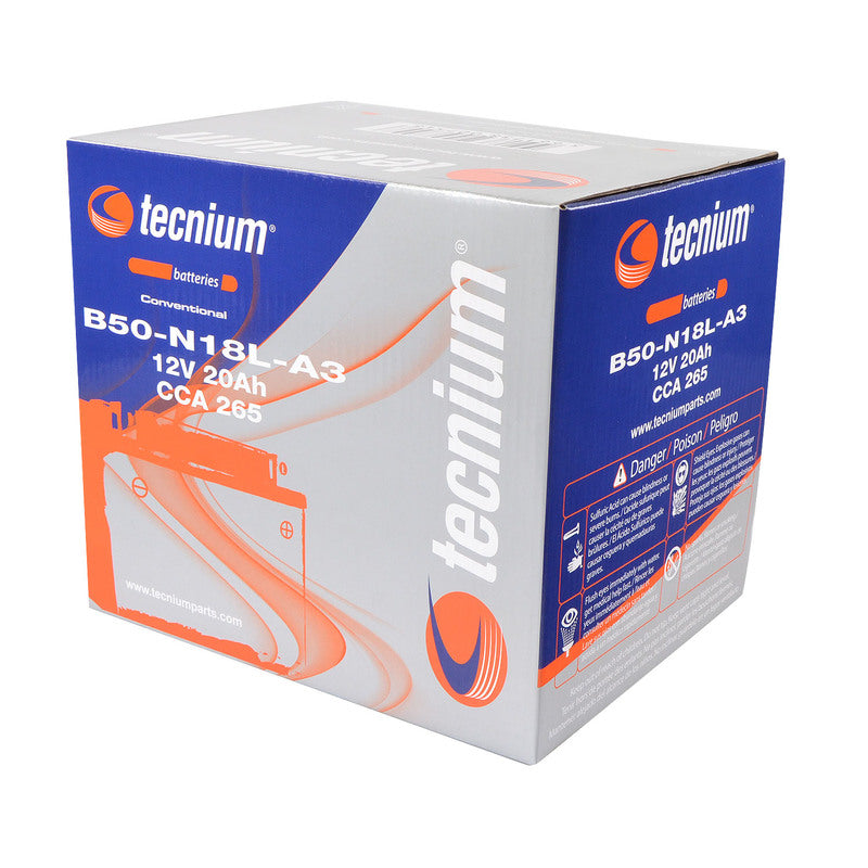Honda Gl 1500 Goldwing [TECNIUM] - Batterie plomb/acide avec pack acide - B50-N18L-A3