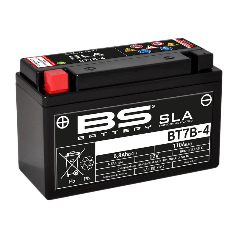 Triumph Daytona 675 [BS BATTERY] - SLA Wartungsfreie Batterie Werkseitig aktiviert - BT7B-4