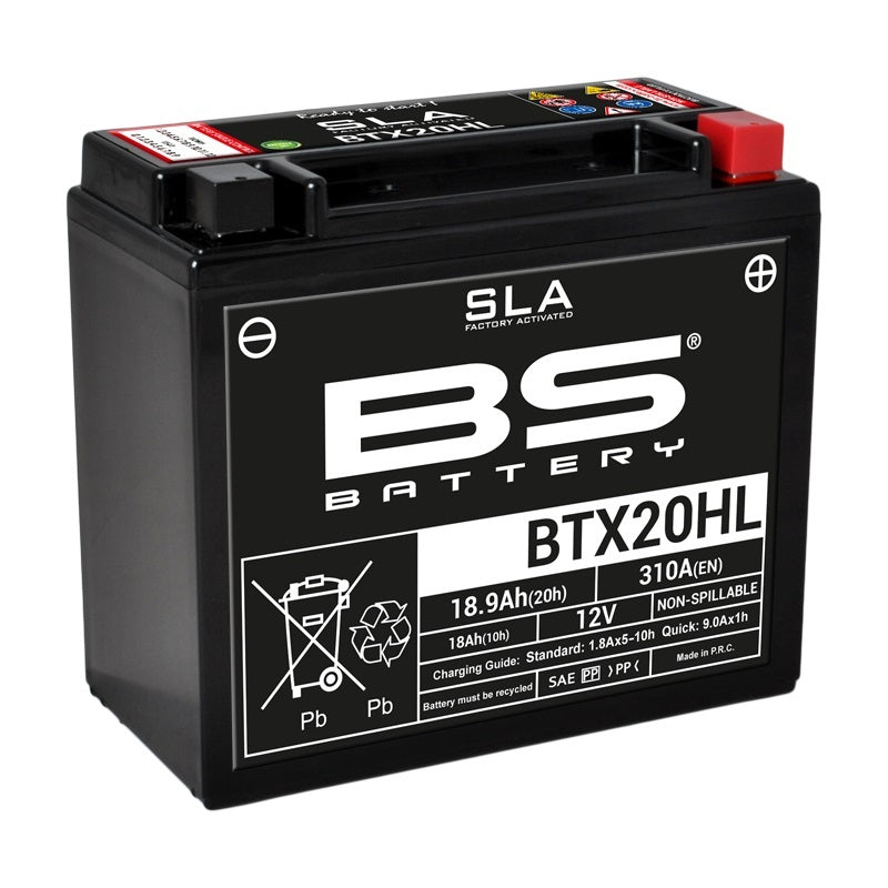 Indian Springfield [BS BATTERY] - Batterie sans entretien SLA activée en usine - BTX20HL