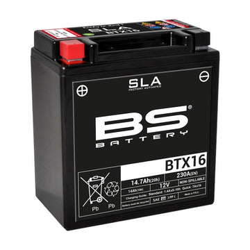 Triumph Tiger Sport 800 [BS BATTERY] - SLA Maintenance Free Battery Factory Activated - BTX16