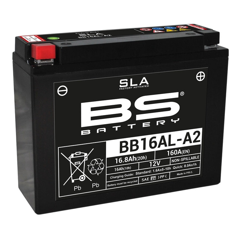 Ducati 888 [BS BATTERY] - Batterie sans entretien SLA activée en usine - BB16AL-A2