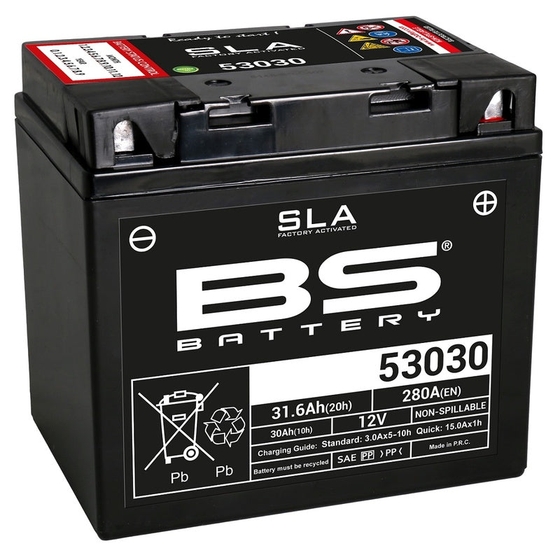 Moto Guzzi Sp 1000 [BS BATTERY] - Batterie sans entretien SLA activée en usine - 53030