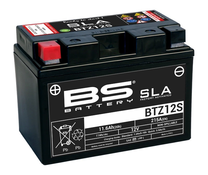 Aprilia Tuareg 660 [BS BATTERY] - SLA Maintenance Free Battery Factory Activated - BTZ12S
