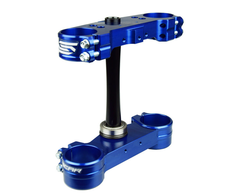 Husqvarna Te 449 A6 [SCAR] - Fork clamp OE Offset Blue