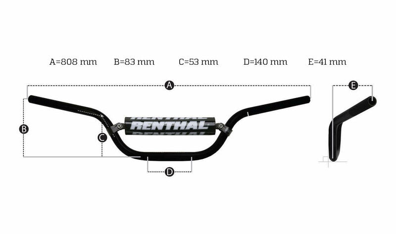 Gasgas Sm 700 [RENTHAL] - Guidon bas Fatbar 822 KTM