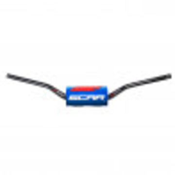 Suzuki Ts 90 [SCAR] - guidon noir/pad bleu