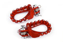 Gas Gas Ec 200 [S3] - Repose-pieds Hard Rock Enduro aluminium rouge-1
