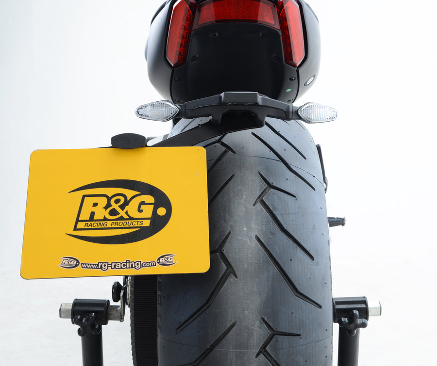 Ducati XDiavel [2016-2020] - Support de plaque d'immatriculation avec éclairage de plaque d'immatriculation