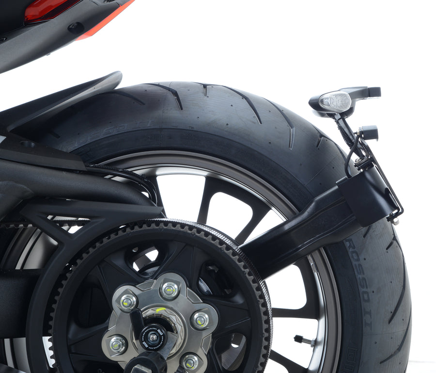 Ducati XDiavel [2016-2020] - Support de plaque d'immatriculation avec éclairage de plaque d'immatriculation