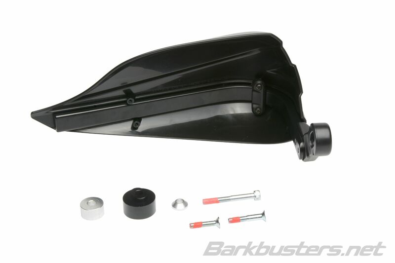 Kawasaki Z 900 [BARKBUSTERS] - Storm Hanguads Set Single Point Clamp Mount-Guidon End Noir