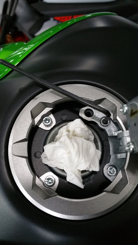 Kawasaki Z H2 [A-SIDER] - Black Edition Tank Griff 4 Schrauben schwarz Kawasaki