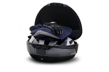 Kymco Agility 125 [SHAD] - SH48DG Top Case - Dunkelgrau/Schwarz