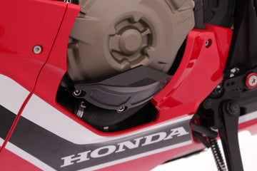 Honda Crf 300 Rally [GILLES] - Left Engine Guard Protector Crankcase Cover Black Honda CBR1000RR - 0