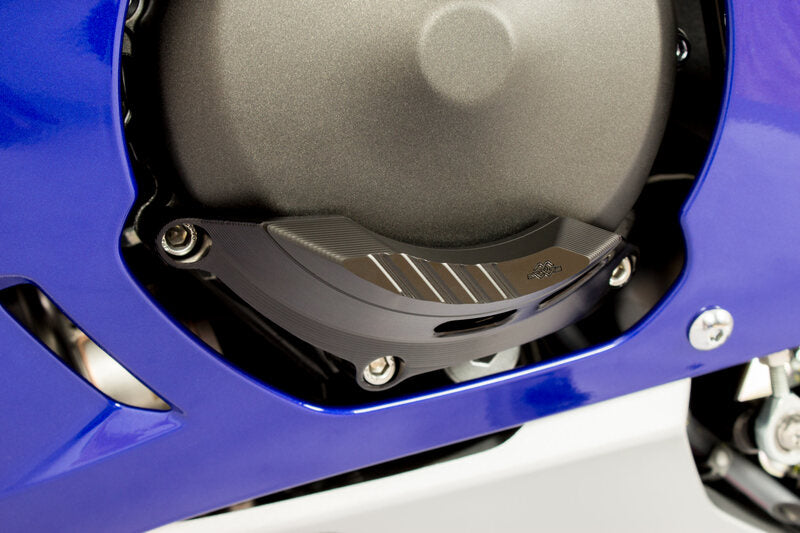 Yamaha Yzf R6 [GILLES] - Left Engine Guard Protector Crankcase Cover Black Yamaha YZF-R6